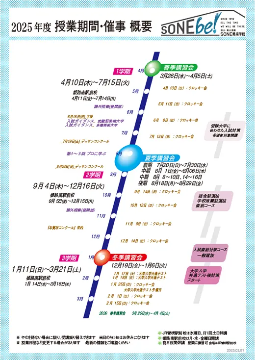 2025年スケジュール